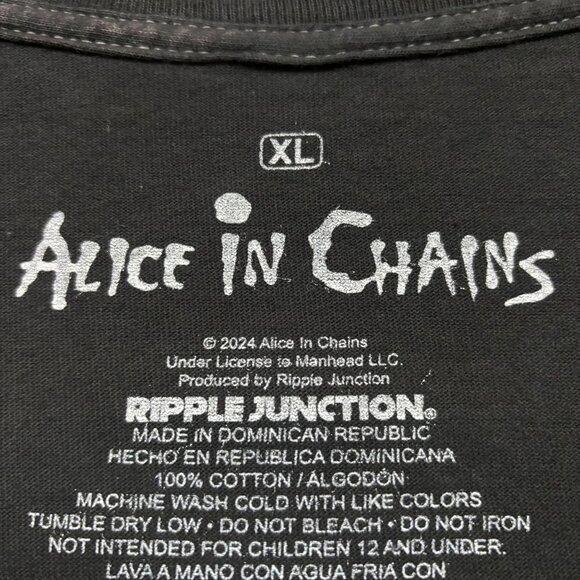 Alice In Chains Dirt Est 1987 Rock Band Mineral Wash T-Shirt Size Extra Large - Picture 4 of 5